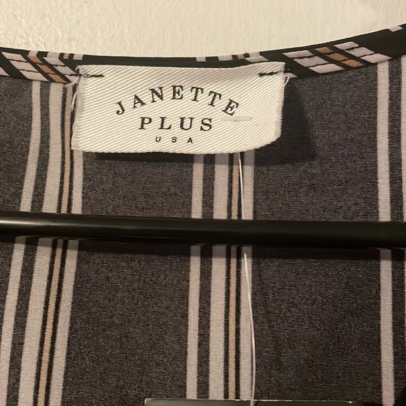 Striped dress with ruffle details - Picture 4 of 7